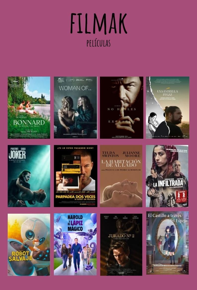 Novedades en películas