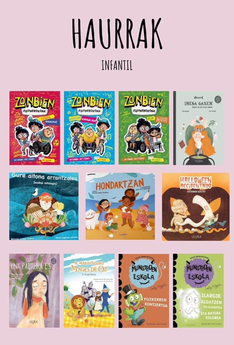 Novedades en literatura infantil (0-12 años)