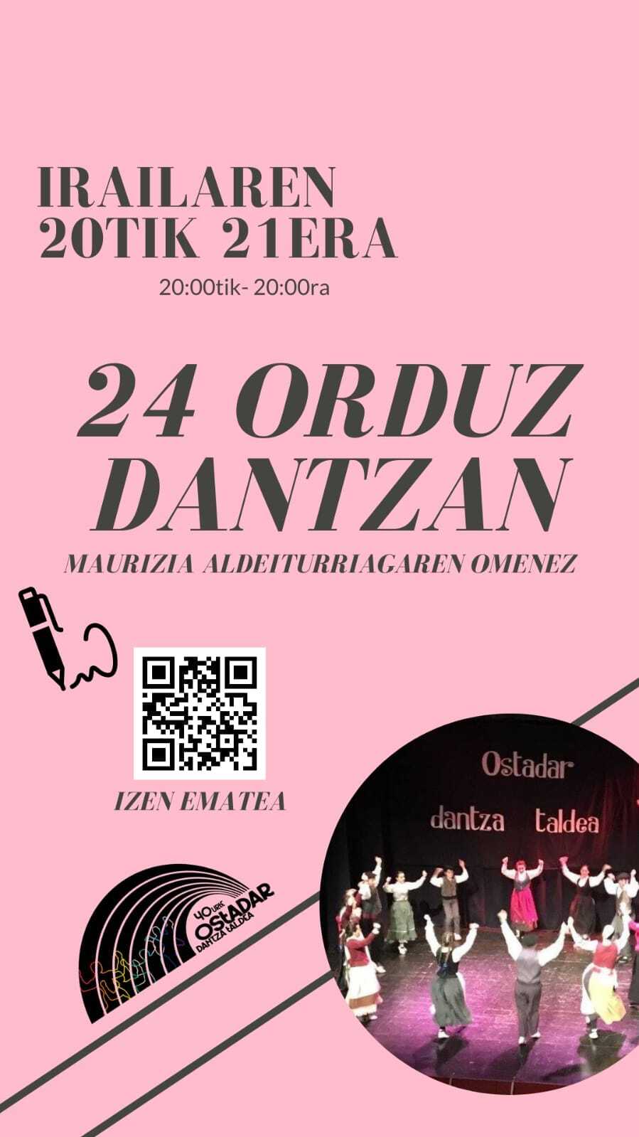 24 Orduz dantzan Kartela