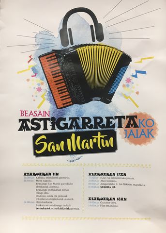 AStigarreta egitaraua2018