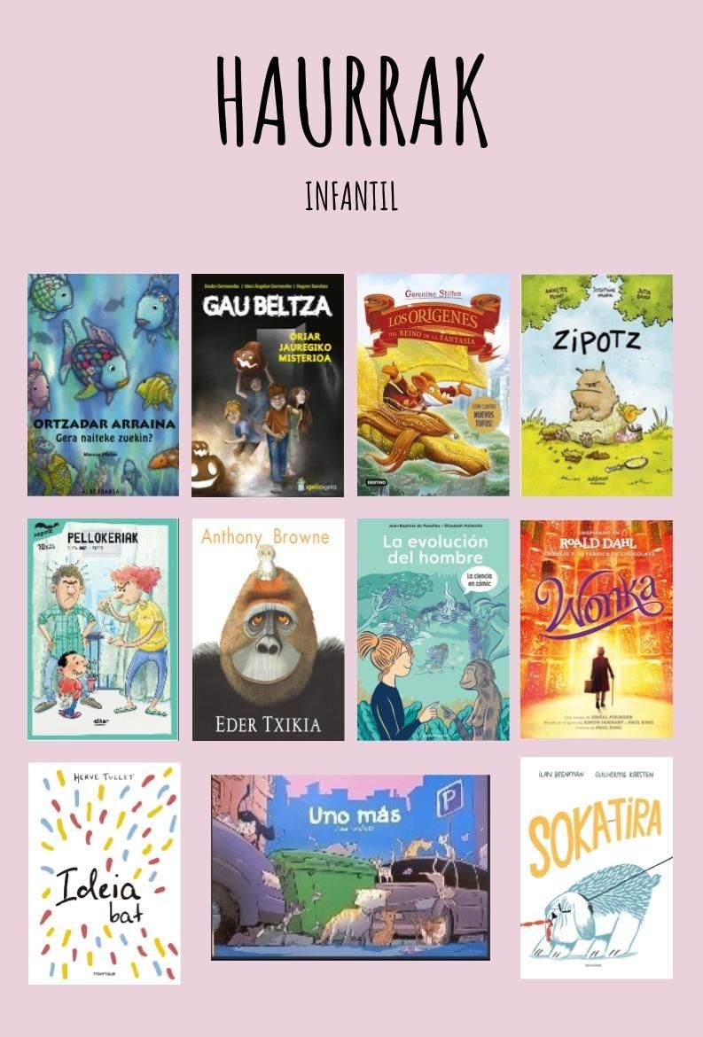 Novedades en literatura infantil (0-12 años)