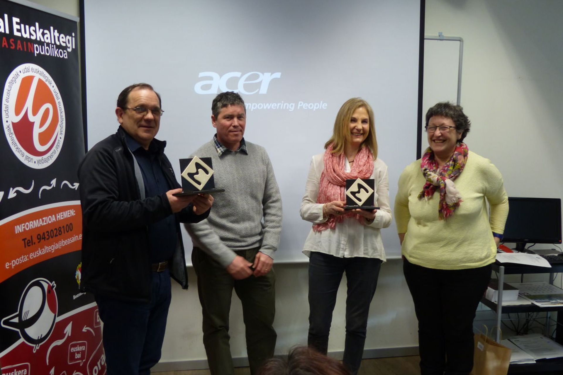 El Euskaltegi Municipal ha entregado los premios del concurso M-lehiaketa