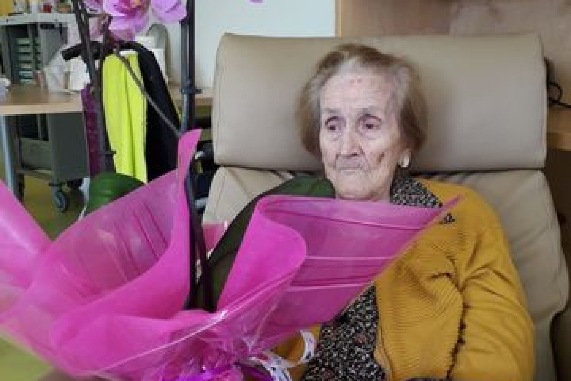 Carmen Usabiaga cumple 102 años hoy