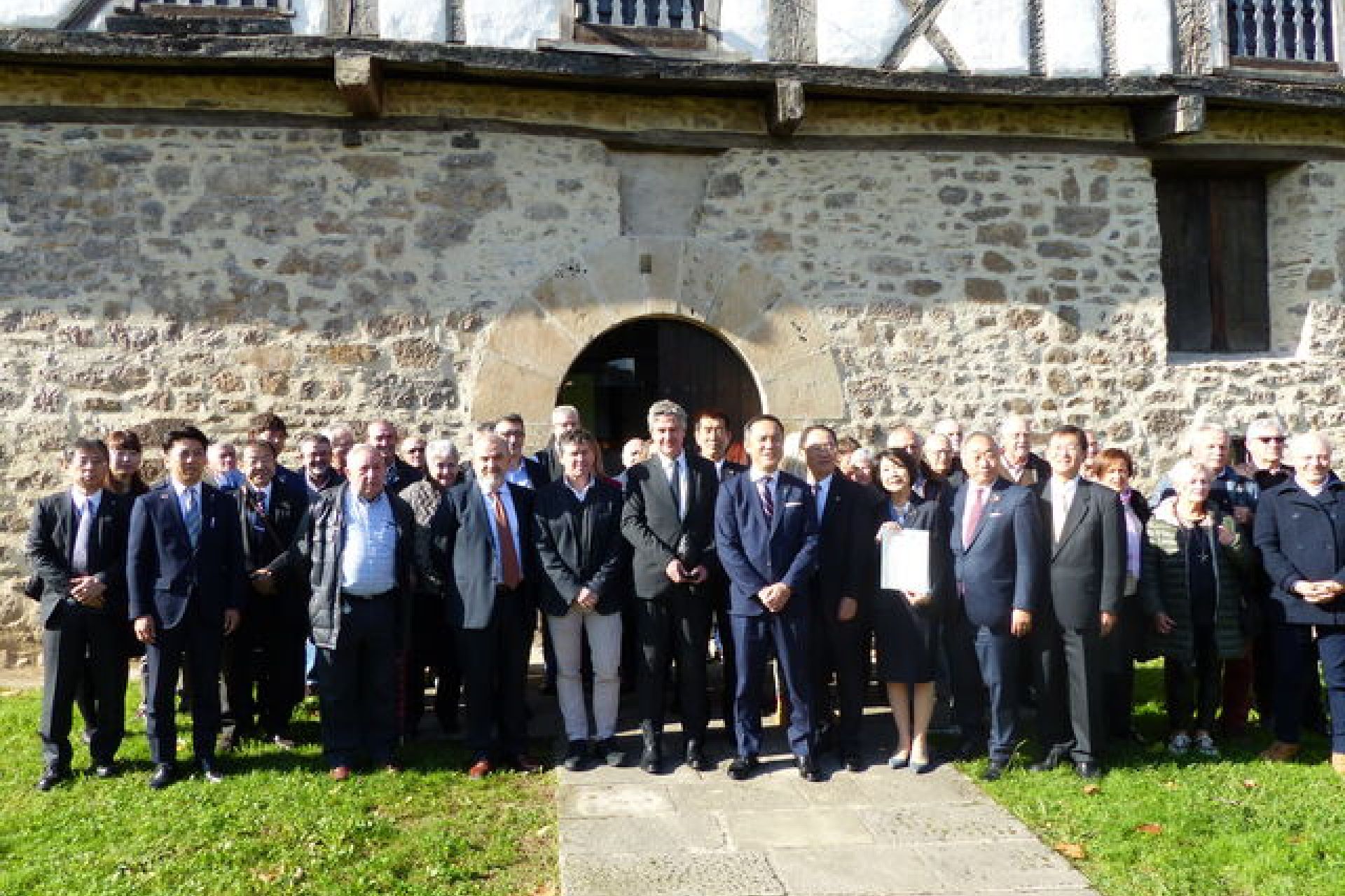 El palacio de Igartza sede de la firma del acuerdo para la colaboración en promover las rutas de peregrinaje de Japón y Euskadi