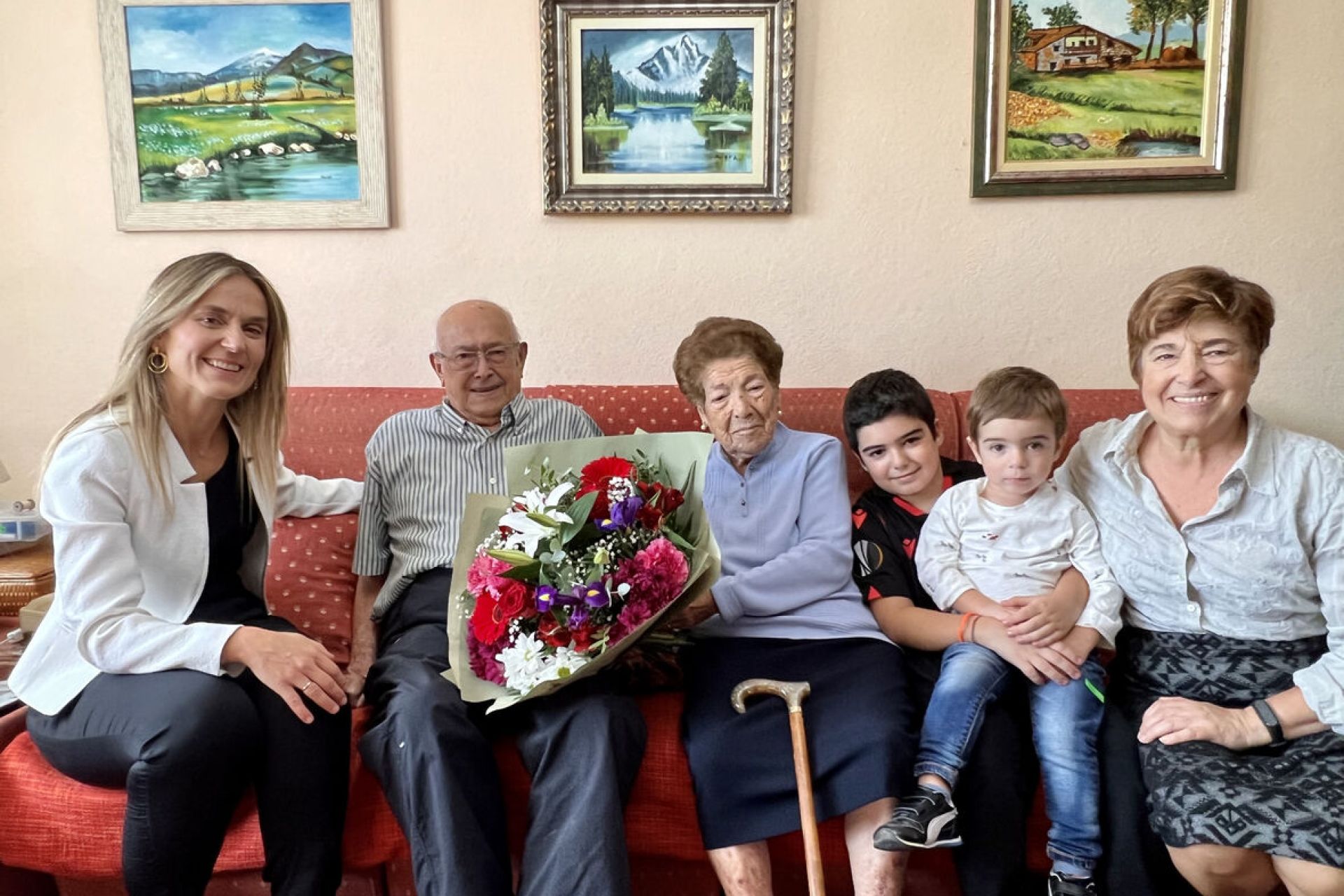 Vicente Vega cumple 102 años