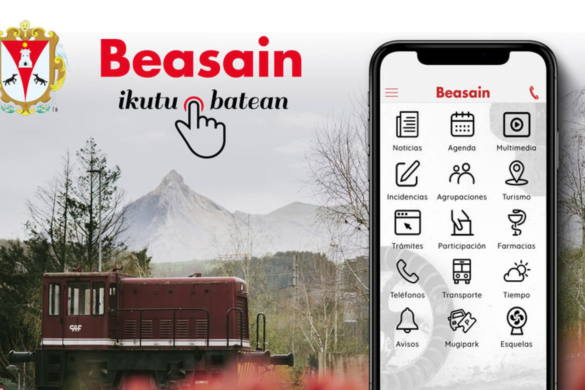 Tres nuevos servicios en la aplicación Beasain
